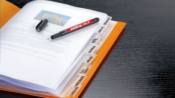 ЧЕРНЫЙ МАРКЕР, ТОНКИЙ, НЕМОЮЩИЙСЯ, СТОЙКИЙ