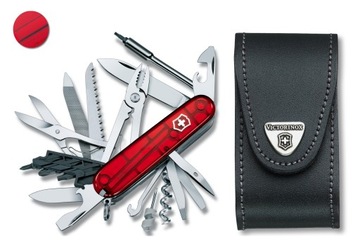 Victorinox 1.7775.T, scyzoryk Cyber Tool L + etui skórzane 4.0521.3
