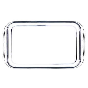 МАЛЕНЬКАЯ ПРЯМОУГОЛЬНАЯ СТЕКЛЯННАЯ ЗАГОТОВКА ДЛЯ ВЫПЕЧКИ ОБЪЕМОМ 1 Л.