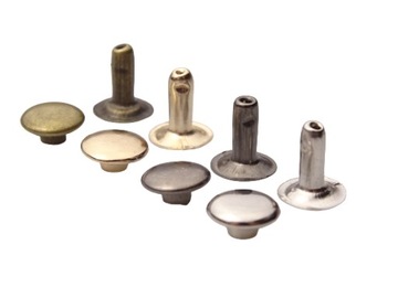 Nity zbitki kaletnicze szewskie kolory 8 mm 40 sztuk