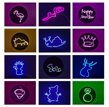 Неоновая светодиодная лампа DIY RGB PRO, детский подарок, НОВИНКА