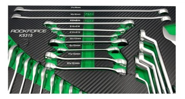 ВСТАВКА ДЛЯ ТЕЛЕЖКИ, ИЗОГНУТЫЕ КОМБИНИРОВАННЫЕ КЛЮЧИ, CR-V СТАЛЬ 31 EL