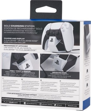 Зарядное устройство для контроллера PowerA PS5 с лицензией Dualsense — индивидуальное