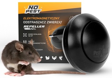 ELEKTROMAGNETYCZNY ODSTRASZACZ SZCZURÓW I MYSZY NO PEST INNOWACYJNY 130M2