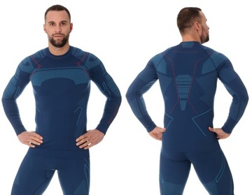 MĘSKA ZIMOWA BLUZA TERMOAKTYWNA NA GÓRSKIE WYPRAWY Brubeck Thermo -2XL