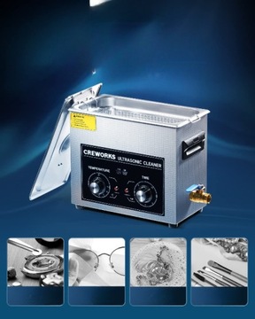 Ультразвуковая ванна, 6,5 л, 380 Вт, с подогревом, таймером, стерилизатором