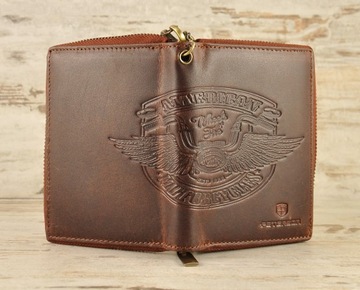 Мужской кожаный кошелек ПРЕМИУМ -PETERSON- №8