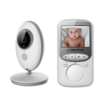 NIANIA ELEKTRONICZNA KAMERA MONITOR LCD TRYB NOCNY KAMERKA NA ŻYWO ZASIĘG