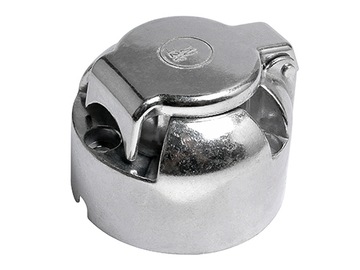 GNIAZDO HAKA 7 PIN ALUMINIOWE MOCNE 12V