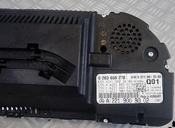 MERCEDES S TŘÍDA W221 3.5 CDI FACELIFT PŘÍSTROJOVÁ DESKA