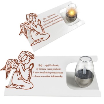 ВЕЧНАЯ ЛАМПА СОЛНЕЧНАЯ СВЕЧА СТАТУЭТКА ДЛЯ КЛАДБИЩА