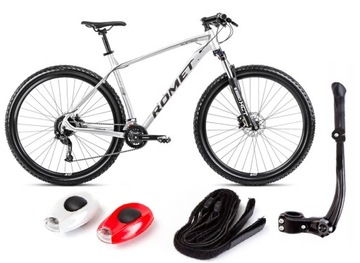 ROWER MTB GÓRSKI 29 ROMET MUSTANG M3 SHIMANO OŚWIETLENIE I STOPKA GRATIS