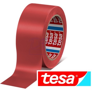 TAŚMA OZNACZENIOWA CZERWONA DO ZNAKOWANIA PODŁÓG 50mm x 33 m TESA 60760