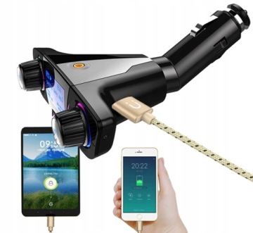 АВТОМОБИЛЬНЫЙ ПЕРЕДАТЧИК FM BLUETOOTH MP3 USB SD
