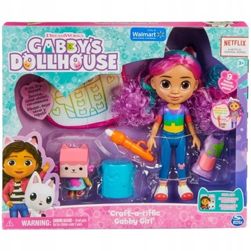 Domek dla kota Gabi Zestaw tęczowy Domek dla lalek Gabby + akcesoria