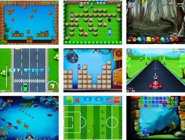 KONSOLA dla dzieci ruchowa 961 gier Motion Next z kolorowymi kontrolerami!