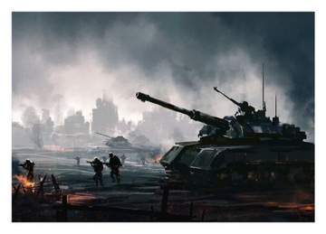 Fototapeta CZOŁG DLA CHŁOPCA Młodzieżowa 208x146