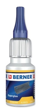 BERNER Klej cyjanoakrylowy szybki bezbarwny 20g