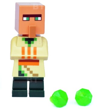 LEGO Minecraft Villager Wieśniak szmaragd / 3