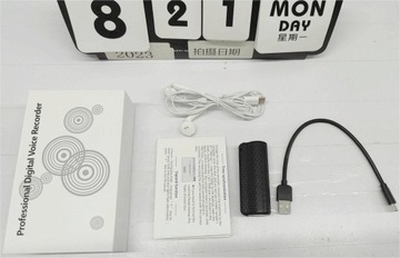 МИНИ-ДИКТОФОН 32 ГБ С USB-НАУШНИКАМИ
