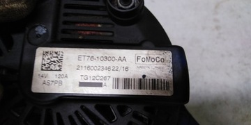 ALTERNÁTOR 120 AMP FORD TOURNEO COURIER 1.5 1.6 DIESEL