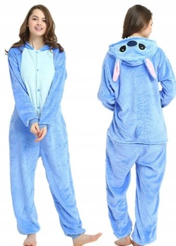 PIŻAMA STICH DRES ONESIE KIGURUMI KOMBINEZON S-XL