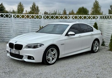 BMW Seria 5 F10-F11 Limuzyna Facelifting 550i 450KM 2014 BMW Seria 5 BMW Seria 5 550i Luxury Line 4.4 Benzyna 450KM