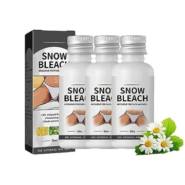 3 Pcs Snow Bleach Cream Underarm Neck Armpit Knees Elbows Dark Spot