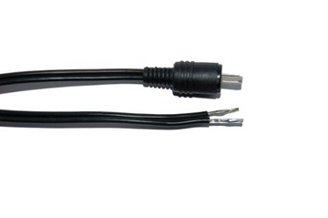 Kabel głośnikowy 2x0,35mm z wtykiem din 2p 3m