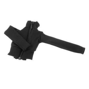 миниатюрная одежда на фигуру 1/6 черного цвета.