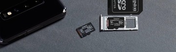 КАРТА ПАМЯТИ KINGSTON MICRO SD 64 ГБ АДАПТЕР 100 МБ