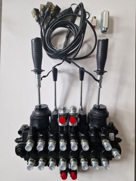 Rozdzielacz hydrauliczny HYDROCONTROL HC-D4 8 SEKCYJNY 80L 2xON-OF HD