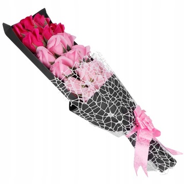 Искусственное мыло, цветы, букет роз, имитация коробки