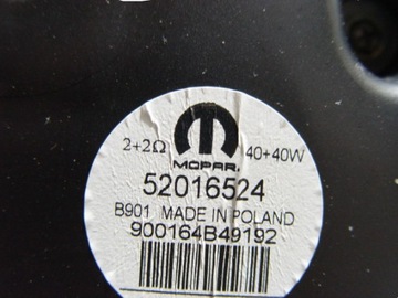 JEEP RENEGADE GŁOŚNIKI SUBWOOFER KOMPLET GŁOŚNIK