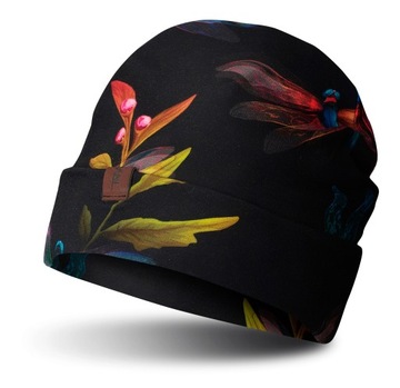 CZAPKA BEANIE JESIENNO-ZIMOWA KOLOROWA