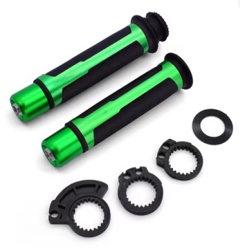 РУЛЬ МОТОЦИКЛА QUAD ROLGAZ РЕЗИНА + АЛЮМИНИЙ CNC + УТЯЖЕЛИТЕЛИ РУЛЯ