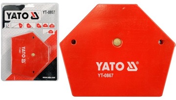 YATO KĄTOWNIK SPAWALNICZY MAGNET 111x136x24mm 34kg