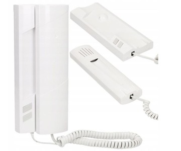 DOMOFON UNIFON WIELOLOKATORSKI CYFROWY SŁUCHAWKA PROEL BIAŁY PC-512