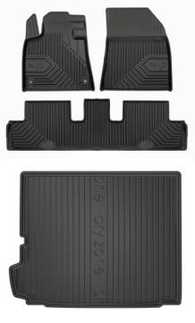 Set 77 Koberce a rohože Citroën C4 Grand Picasso 2 2013-2019 7os