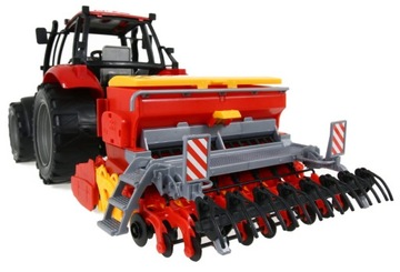 TRAKTOR z Siewnikiem i Agregatem uprawowym SIEWNIK
