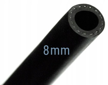WĄŻ GUMOWY PRZEWÓD PALIWOWY TEXTOIL 8 MM 10 BAR DIN 73379