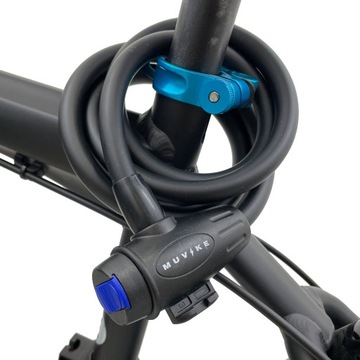 ВЕЛОСИПЕДНЫЙ ЗАМОК ТРОСОВОЙ ВЕЛОСИПЕДНЫЙ ЗАМОК С КЛЮЧОМ MUVIKE FLEX 1200/12K