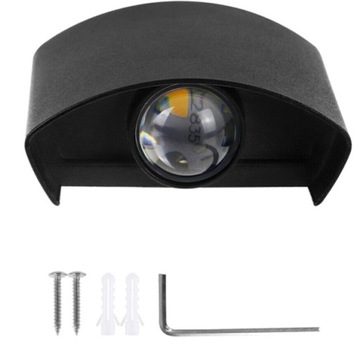 LAMPA KINKIET WEWNETRZNY ZEWNETRZNY LED GÓRA DÓŁ ŚCIENNA B. CIEPŁA MODNA