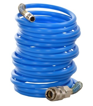 СПИРАЛЬНЫЙ ПНЕВМАТИЧЕСКИЙ ШЛАНГ 5x8 мм, 5 м, КАБЕЛЬ 8 бар, ПРОЧНЫЙ, ТОЛЩИННЫЙ KD674