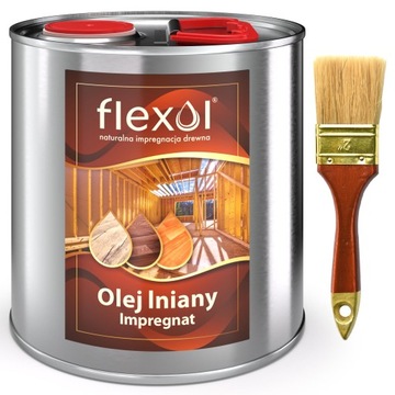 OLEJ NATURALNY IMPREGNAT DO DREWNA FLEXOL 2,5 L