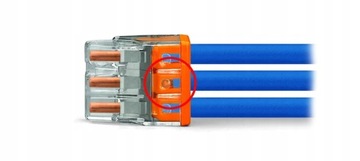 Szybkozłączka WAGO 2273-202 Drut 2x0,5-2,5 100szt