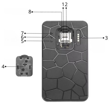 Mini Locator GPS 4G для автомобильного велосипедного автомобиля Tracker Tracker G50L 1000MAH