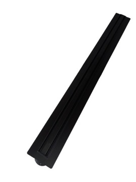 Flat slim odpływ liniowy 80 cm czarne DN50