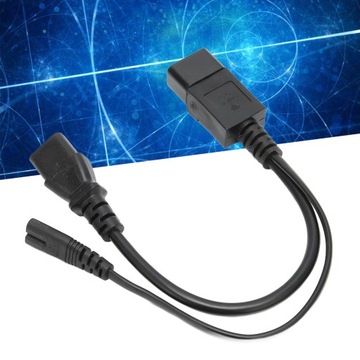 Кабель IEC320 C14 «папа» — «мама» C13 C7