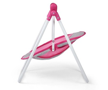 БОЛЬШАЯ КРОВАТЬ ДЛЯ КУКЛЫ, МЕТАЛЛИЧЕСКАЯ ЛЮЛЬКА, ПОСТАЛЬНОЕ, РОЗОВОЕ XXL, 8 ЛЕТ, ПОДАРОК